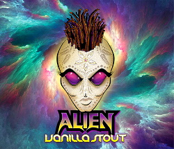 Alien Vanilla Stout Craft Beer from Sierra Blanca Brewery NM